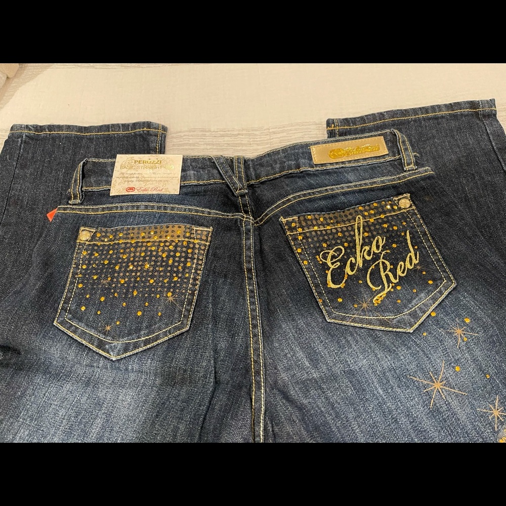 ECKO RED STRAIGHT LEG JEANS